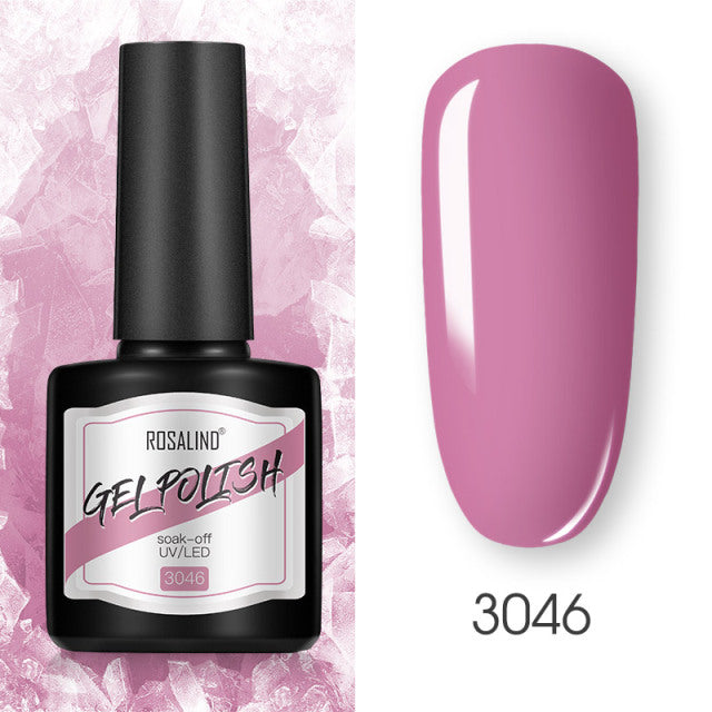 ROSALIND 8ml Gel Nail Polish Shiny Matte Effect Gel Polish For Manicure Nail Art Design Semi Permanent Painting Varnishes Gel