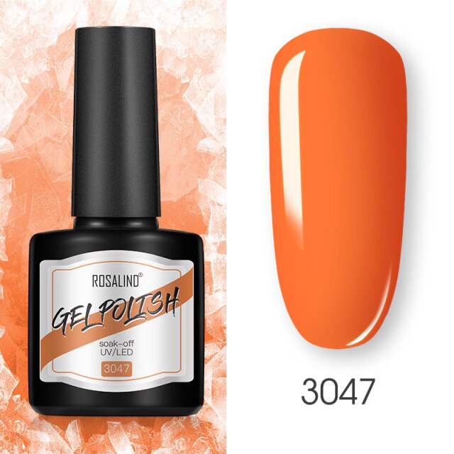 ROSALIND 8ml Gel Nail Polish Shiny Matte Effect Gel Polish For Manicure Nail Art Design Semi Permanent Painting Varnishes Gel