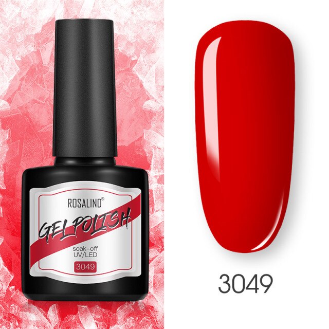 ROSALIND 8ml Gel Nail Polish Shiny Matte Effect Gel Polish For Manicure Nail Art Design Semi Permanent Painting Varnishes Gel
