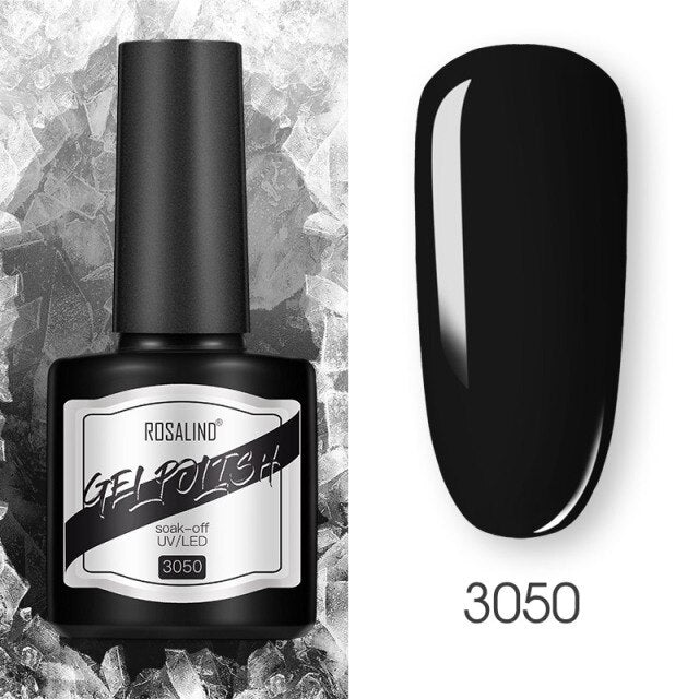ROSALIND 8ml Gel Nail Polish Shiny Matte Effect Gel Polish For Manicure Nail Art Design Semi Permanent Painting Varnishes Gel