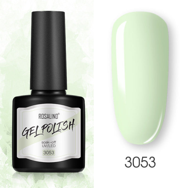 ROSALIND 8ml Gel Nail Polish Shiny Matte Effect Gel Polish For Manicure Nail Art Design Semi Permanent Painting Varnishes Gel