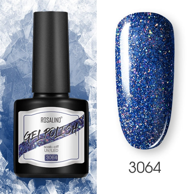 ROSALIND 8ml Gel Nail Polish Shiny Matte Effect Gel Polish For Manicure Nail Art Design Semi Permanent Painting Varnishes Gel