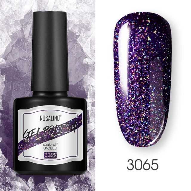 ROSALIND 8ml Gel Nail Polish Shiny Matte Effect Gel Polish For Manicure Nail Art Design Semi Permanent Painting Varnishes Gel