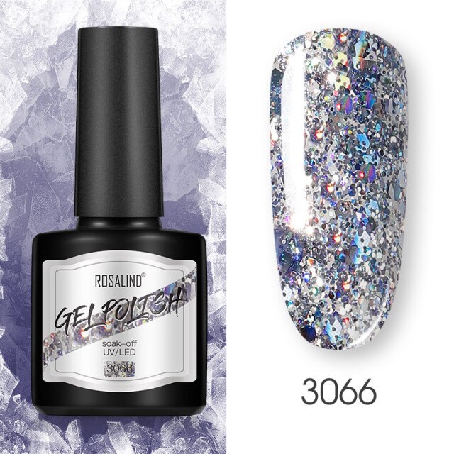 ROSALIND 8ml Gel Nail Polish Shiny Matte Effect Gel Polish For Manicure Nail Art Design Semi Permanent Painting Varnishes Gel