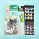 JIANWU Literary album series Tape sticker material paper set Simple   Decoration basics journal ins Writable diary