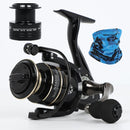 2021 New Spinning reels 12KG Max Drag Carrete de pesca 5.2:1 Metal Stainless Steel Fishing Reel Saltwater Reel for Fishing