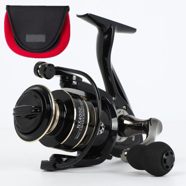 2021 New Spinning reels 12KG Max Drag Carrete de pesca 5.2:1 Metal Stainless Steel Fishing Reel Saltwater Reel for Fishing
