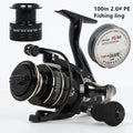 2021 New Spinning reels 12KG Max Drag Carrete de pesca 5.2:1 Metal Stainless Steel Fishing Reel Saltwater Reel for Fishing