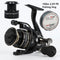 2021 New Spinning reels 12KG Max Drag Carrete de pesca 5.2:1 Metal Stainless Steel Fishing Reel Saltwater Reel for Fishing