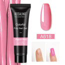 ROSALIND Glitter Poly Nail Gel Extension 15ml Gel Polish All For Manicure Poly Builder Nail Gel Semi Permanent Soak Off Nail Art