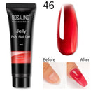 ROSALIND Glitter Poly Nail Gel Extension 15ml Gel Polish All For Manicure Poly Builder Nail Gel Semi Permanent Soak Off Nail Art