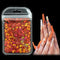 3 g/set Shiny Leaf Shape Glitter Micro Flakes Acrylic Holographic Gold Sequins DIY 3D Nail Art Decorations Polish Manicure