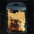 3 g/set Shiny Leaf Shape Glitter Micro Flakes Acrylic Holographic Gold Sequins DIY 3D Nail Art Decorations Polish Manicure