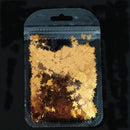 3 g/set Shiny Leaf Shape Glitter Micro Flakes Acrylic Holographic Gold Sequins DIY 3D Nail Art Decorations Polish Manicure