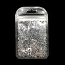 3 g/set Shiny Leaf Shape Glitter Micro Flakes Acrylic Holographic Gold Sequins DIY 3D Nail Art Decorations Polish Manicure