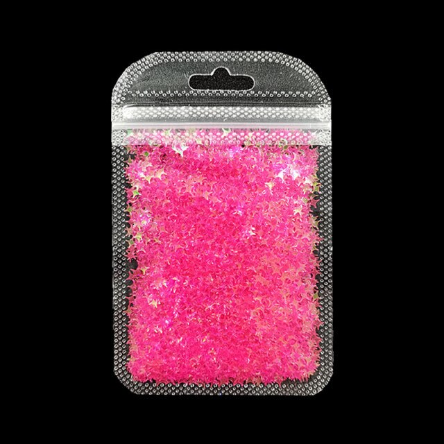 3 g/set Shiny Leaf Shape Glitter Micro Flakes Acrylic Holographic Gold Sequins DIY 3D Nail Art Decorations Polish Manicure