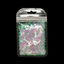 3 g/set Shiny Leaf Shape Glitter Micro Flakes Acrylic Holographic Gold Sequins DIY 3D Nail Art Decorations Polish Manicure