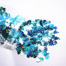 3 g/set Shiny Leaf Shape Glitter Micro Flakes Acrylic Holographic Gold Sequins DIY 3D Nail Art Decorations Polish Manicure