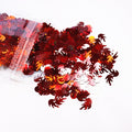 3 g/set Shiny Leaf Shape Glitter Micro Flakes Acrylic Holographic Gold Sequins DIY 3D Nail Art Decorations Polish Manicure
