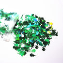 3 g/set Shiny Leaf Shape Glitter Micro Flakes Acrylic Holographic Gold Sequins DIY 3D Nail Art Decorations Polish Manicure