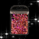 3 g/set Shiny Leaf Shape Glitter Micro Flakes Acrylic Holographic Gold Sequins DIY 3D Nail Art Decorations Polish Manicure