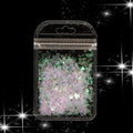 3 g/set Shiny Leaf Shape Glitter Micro Flakes Acrylic Holographic Gold Sequins DIY 3D Nail Art Decorations Polish Manicure