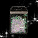 3 g/set Shiny Leaf Shape Glitter Micro Flakes Acrylic Holographic Gold Sequins DIY 3D Nail Art Decorations Polish Manicure
