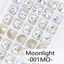 Blue Rose Mixed Round Crystal K9 Glass Rhinestones Applique Fancy Stones for Craft Glue Christmas Clothing Garment Decoration