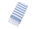 Striped Cotton Turkish Sports Bath Towel with Tassels Travel Gym Camping  Sauna Beach  Pool Blanket Absorbent Easy Care