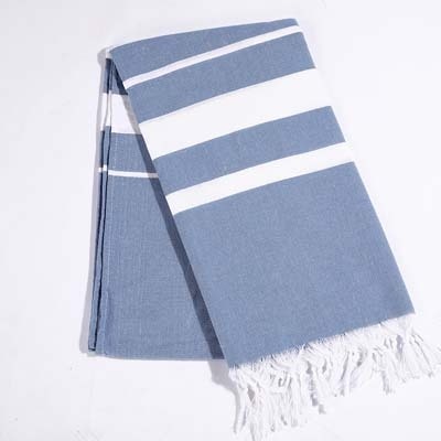 Striped Cotton Turkish Sports Bath Towel with Tassels Travel Gym Camping  Sauna Beach  Pool Blanket Absorbent Easy Care