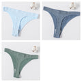 3Pcs/set Women G-string Thong Cotton Panties Seamless Underwear Comfort Low Waist Underpants Solid Color Pantys Lingerie M-XL