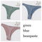 3Pcs/set Women G-string Thong Cotton Panties Seamless Underwear Comfort Low Waist Underpants Solid Color Pantys Lingerie M-XL