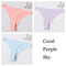 3Pcs/set Women G-string Thong Cotton Panties Seamless Underwear Comfort Low Waist Underpants Solid Color Pantys Lingerie M-XL