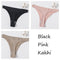 3Pcs/set Women G-string Thong Cotton Panties Seamless Underwear Comfort Low Waist Underpants Solid Color Pantys Lingerie M-XL