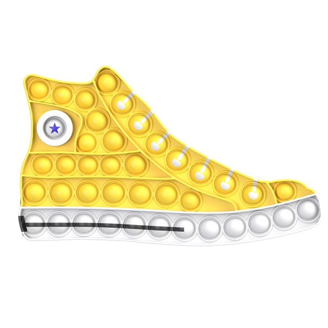 Glow in the Dark Fidget Toys Reliver Stress Toy Rainbow Push Bubble Antistress Children Toy Fluorescence Luminous Free Shipping