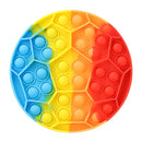 Glow in the Dark Fidget Toys Reliver Stress Toy Rainbow Push Bubble Antistress Children Toy Fluorescence Luminous Free Shipping