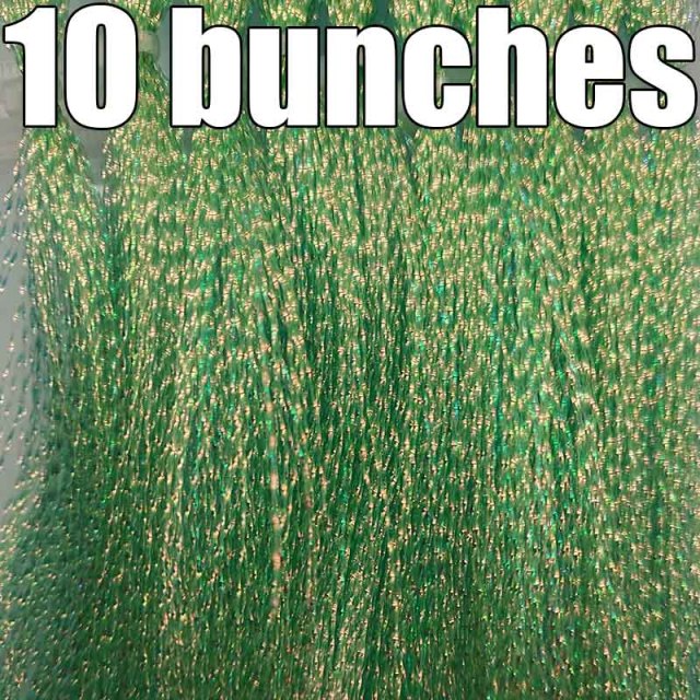 lunker fly fishing tinsel twisted strand string line tying flash crystal shining diy material assist hooks lure flies