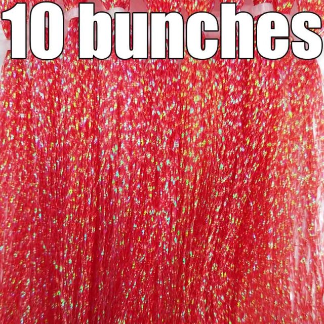 lunker fly fishing tinsel twisted strand string line tying flash crystal shining diy material assist hooks lure flies