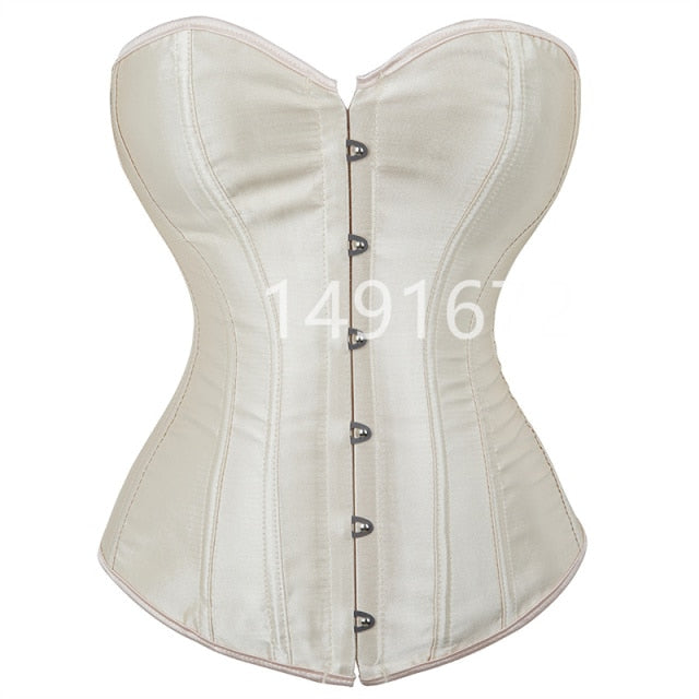 Sapubonva Overbust Corset Plus Size Sexy Corselet Corsets and Bustiers Tops Red Black Pink Purple White Gothic Lingerie Women