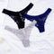 3Pcs/Lot Plus Size S-4XL Lingerie Femme Underwear Women Sexy G String Thong Lace Hollow with Bow Panties Solid Color