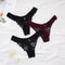 3Pcs/Lot Plus Size S-4XL Lingerie Femme Underwear Women Sexy G String Thong Lace Hollow with Bow Panties Solid Color