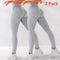 RUUHEE Seamless Push Up Leggings Scrunch Butt Women's Fitness Workout Clothing High Waist Bum Sport Gym Solid Yoga Pants