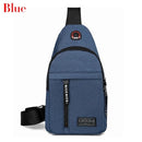 Male Women Nylon Waist Packs Sling Bag Crossbody Outdoor Sport Shoulder Chest Daily Picnic Canvas Messenger Pack Bolsa