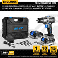 DEKO 20V Brushless Cordless Drill 42N.m Electric Screwdriver & Brushless Wrench 350N.m Electric Impact Wrench(Brushless Series)