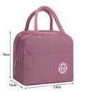 New Portable Lunch Bag New Thermal Insulated Lunch Box Tote Cooler Handbag Lunch Bags For Women Convenient Box Tote Food Bags