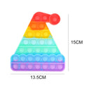 Funny Silicone Glitter Drink Cup Pattern Push Bubble Sensory Toy Hot Antistress Relaxing Fidget Autism Toys for Kids симпл димп