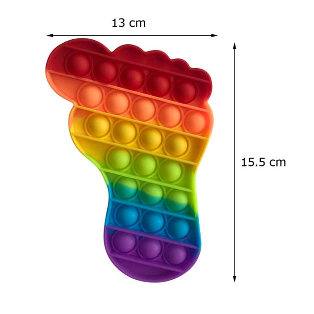 Funny Silicone Glitter Drink Cup Pattern Push Bubble Sensory Toy Hot Antistress Relaxing Fidget Autism Toys for Kids симпл димп