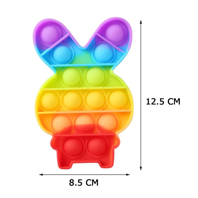 Funny Silicone Glitter Drink Cup Pattern Push Bubble Sensory Toy Hot Antistress Relaxing Fidget Autism Toys for Kids симпл димп