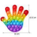 Funny Silicone Glitter Drink Cup Pattern Push Bubble Sensory Toy Hot Antistress Relaxing Fidget Autism Toys for Kids симпл димп