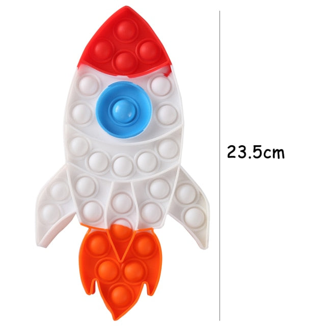 Funny Silicone Glitter Drink Cup Pattern Push Bubble Sensory Toy Hot Antistress Relaxing Fidget Autism Toys for Kids симпл димп